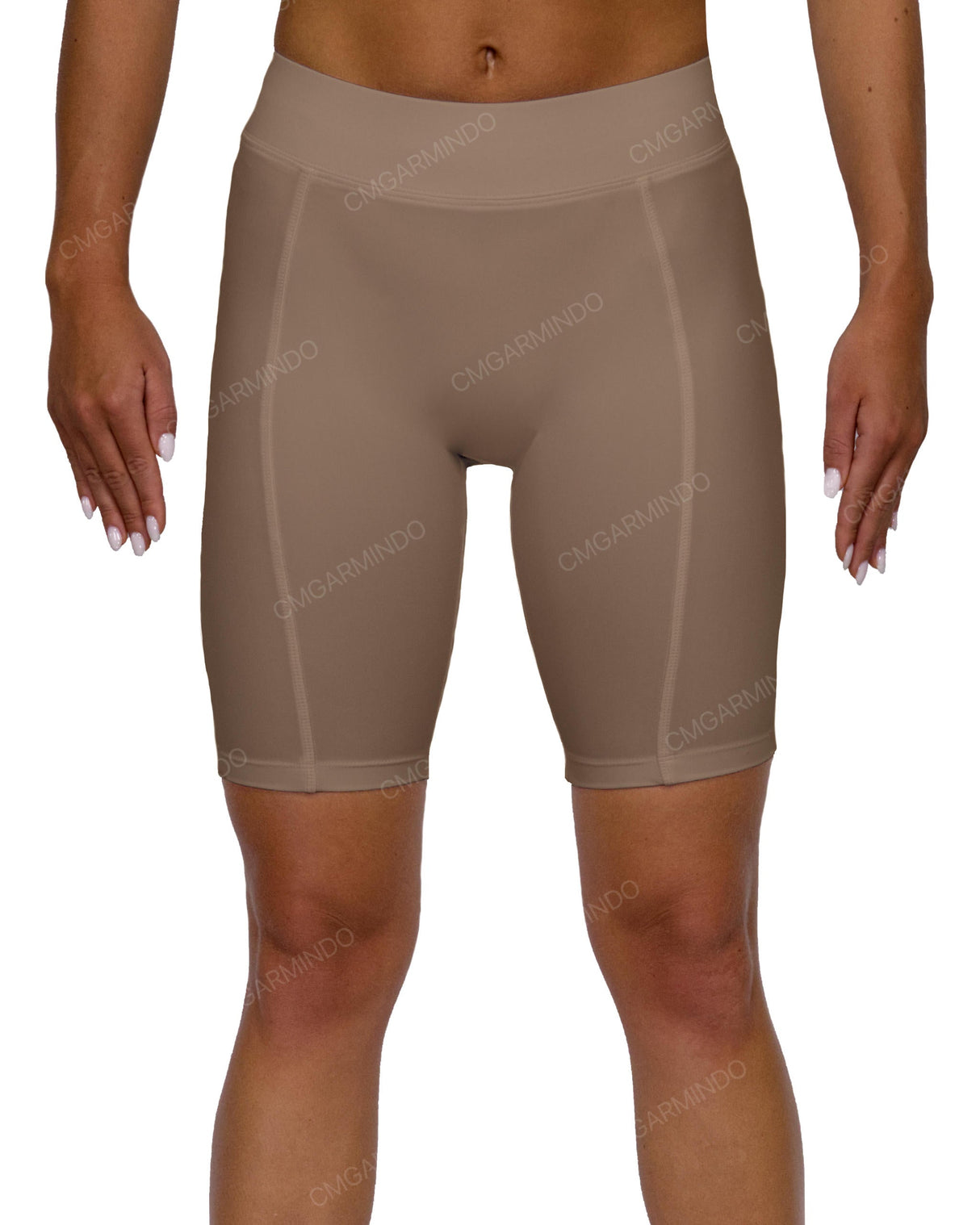Mid Rise Side Panel Shorts