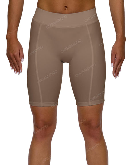 Mid Rise Side Panel Shorts