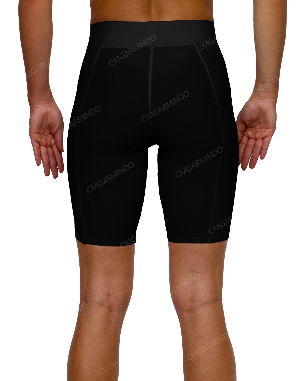 Mid Rise Side Panel Shorts