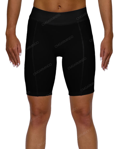 Mid Rise Side Panel Shorts