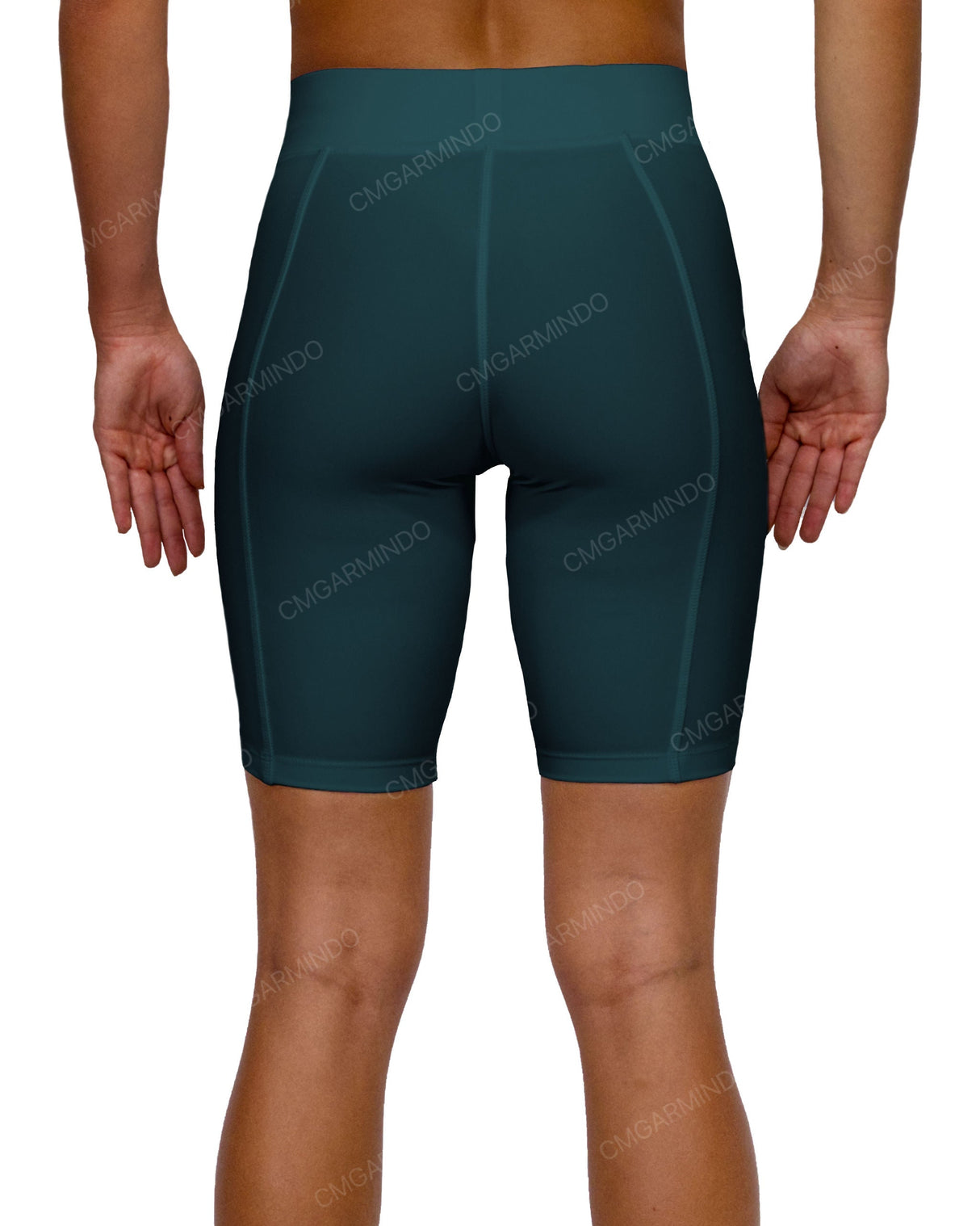 Mid Rise Side Panel Shorts