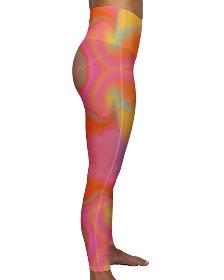 High Rise 7/8 Length Leggings