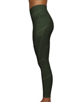 Mid Rise 7/8 Length Multiplanel Leggings