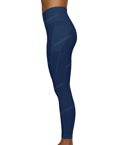 Mid Rise 7/8 Length Multiplanel Leggings