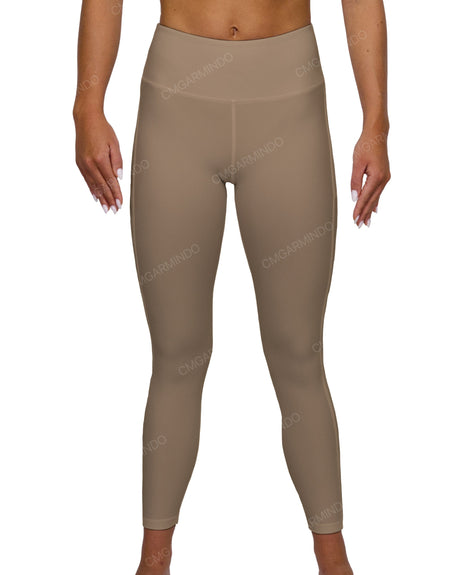 Mid Rise 7/8 Length Multiplanel Leggings