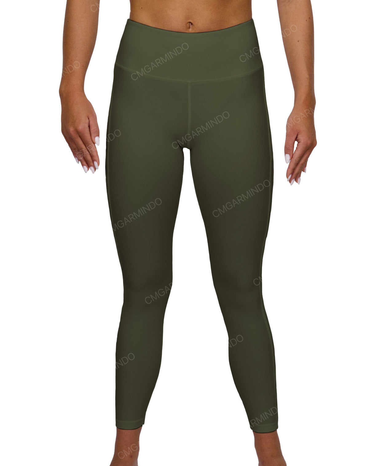 Mid Rise 7/8 Length Multiplanel Leggings