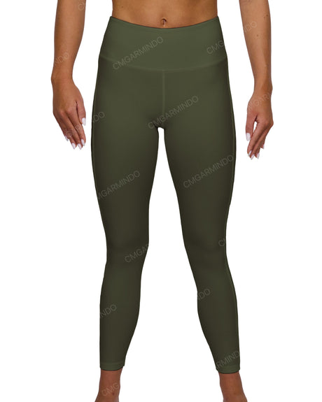 Mid Rise 7/8 Length Multiplanel Leggings