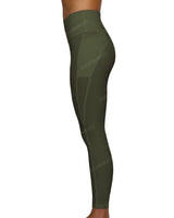 Mid Rise 7/8 Length Multiplanel Leggings