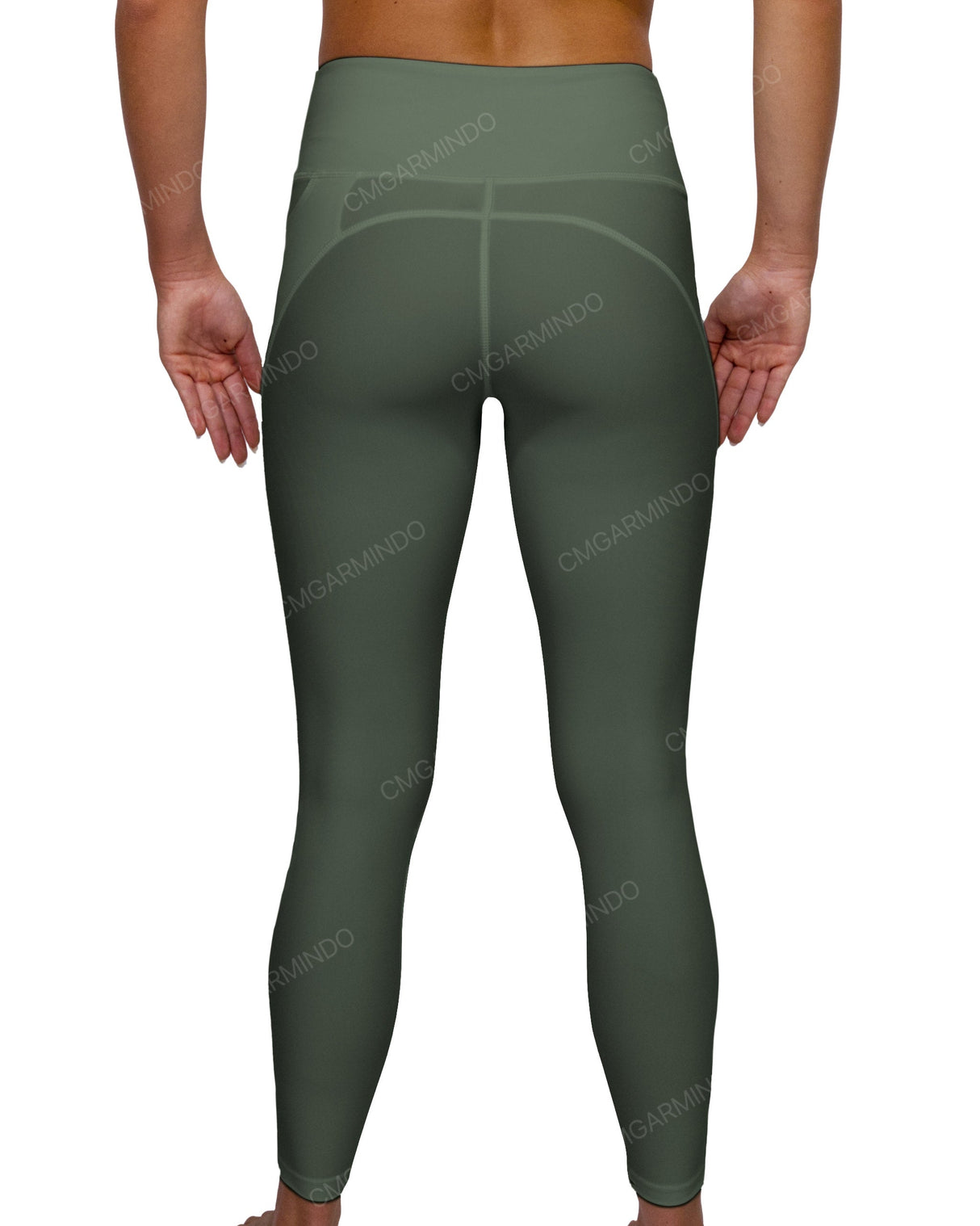 Mid Rise 7/8 Length Multiplanel Leggings