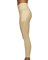 Mid Rise 7/8 Length Multiplanel Leggings