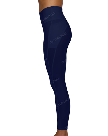 Mid Rise 7/8 Length Multiplanel Leggings