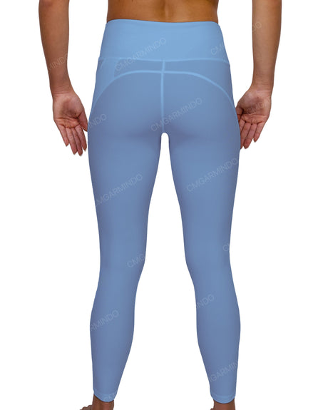 Mid Rise 7/8 Length Multiplanel Leggings
