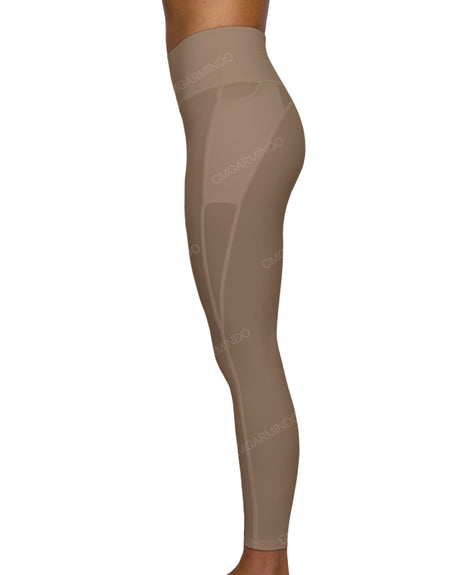 Mid Rise 7/8 Length Multiplanel Leggings
