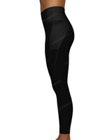 Mid Rise 7/8 Length Multiplanel Leggings