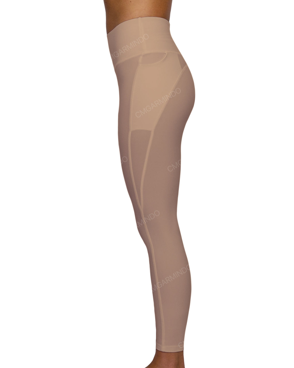 Mid Rise 7/8 Length Multiplanel Leggings