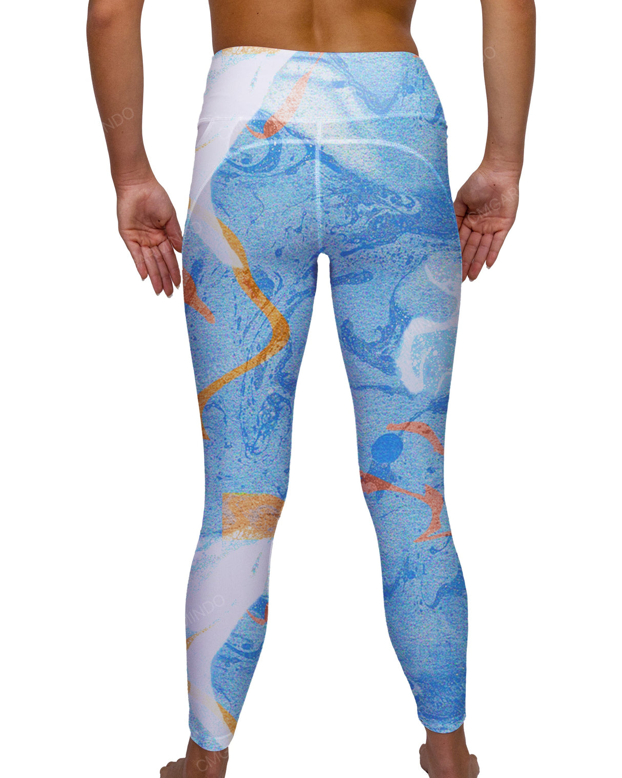 Mid Rise 7/8 Length Multiplanel Leggings