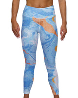Mid Rise 7/8 Length Multiplanel Leggings