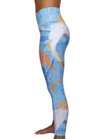 Mid Rise 7/8 Length Multiplanel Leggings