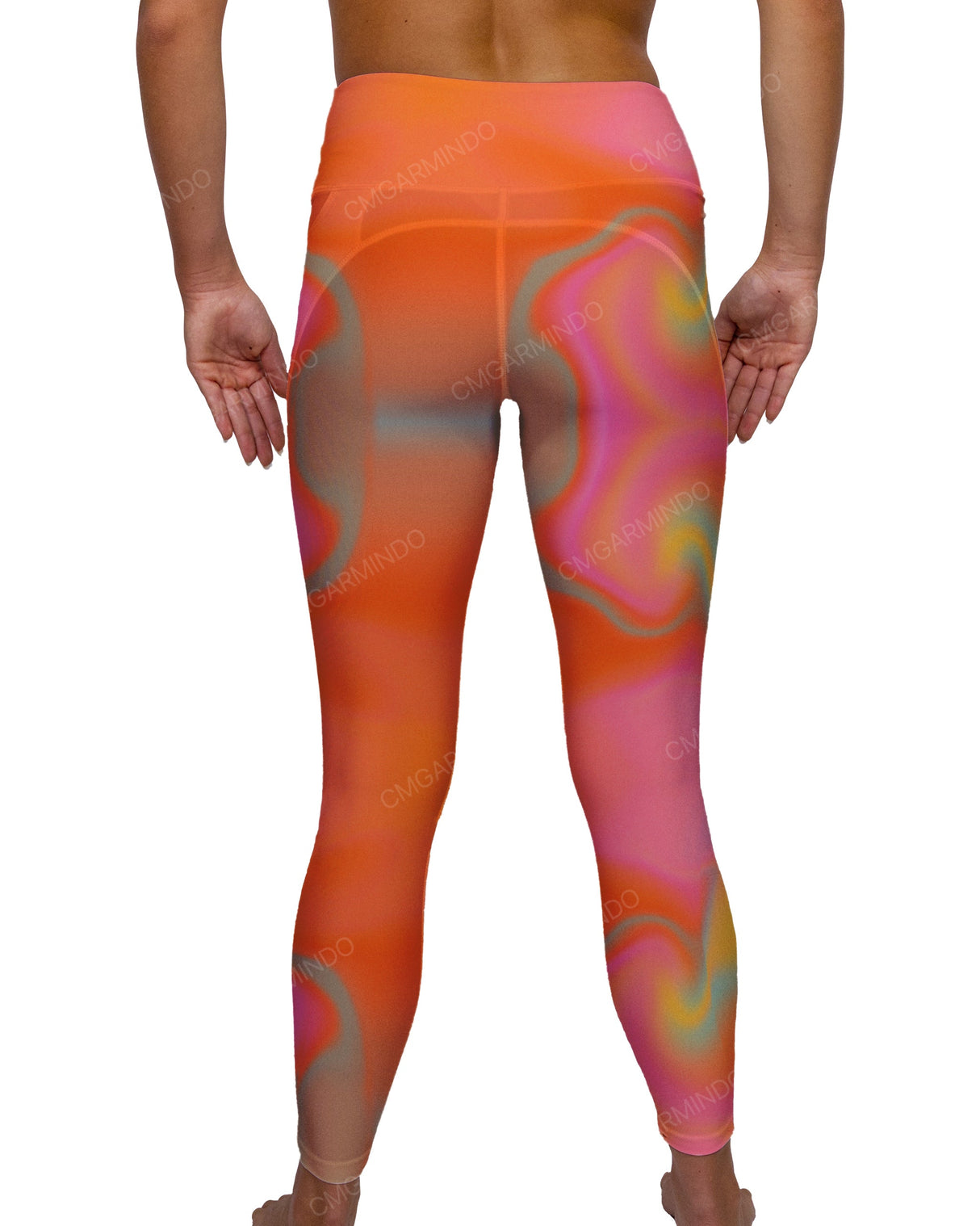 Mid Rise 7/8 Length Multiplanel Leggings