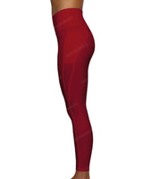 Mid Rise 7/8 Length Multiplanel Leggings