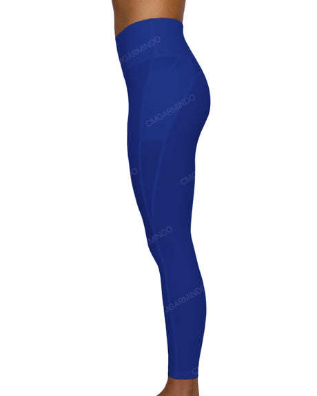 Mid Rise 7/8 Length Multiplanel Leggings