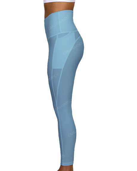 High Rise 7/8 Length Multipanel Leggings