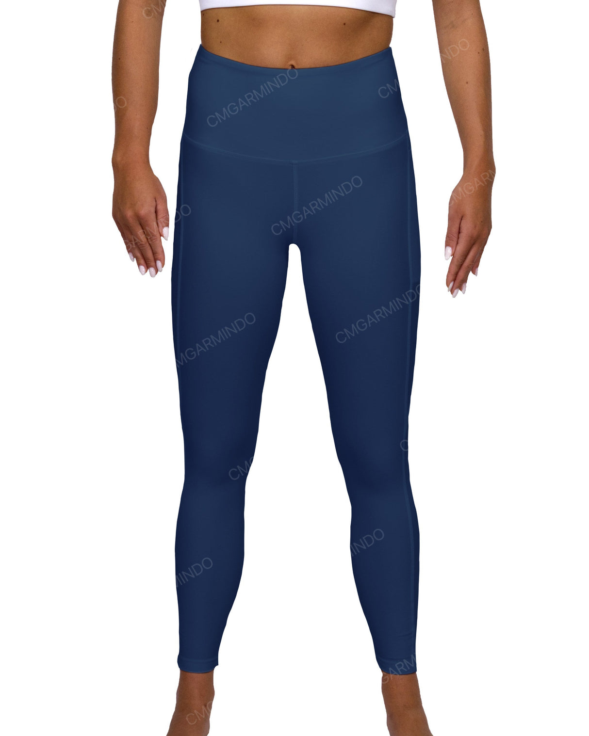 High Rise 7/8 Length Multipanel Leggings