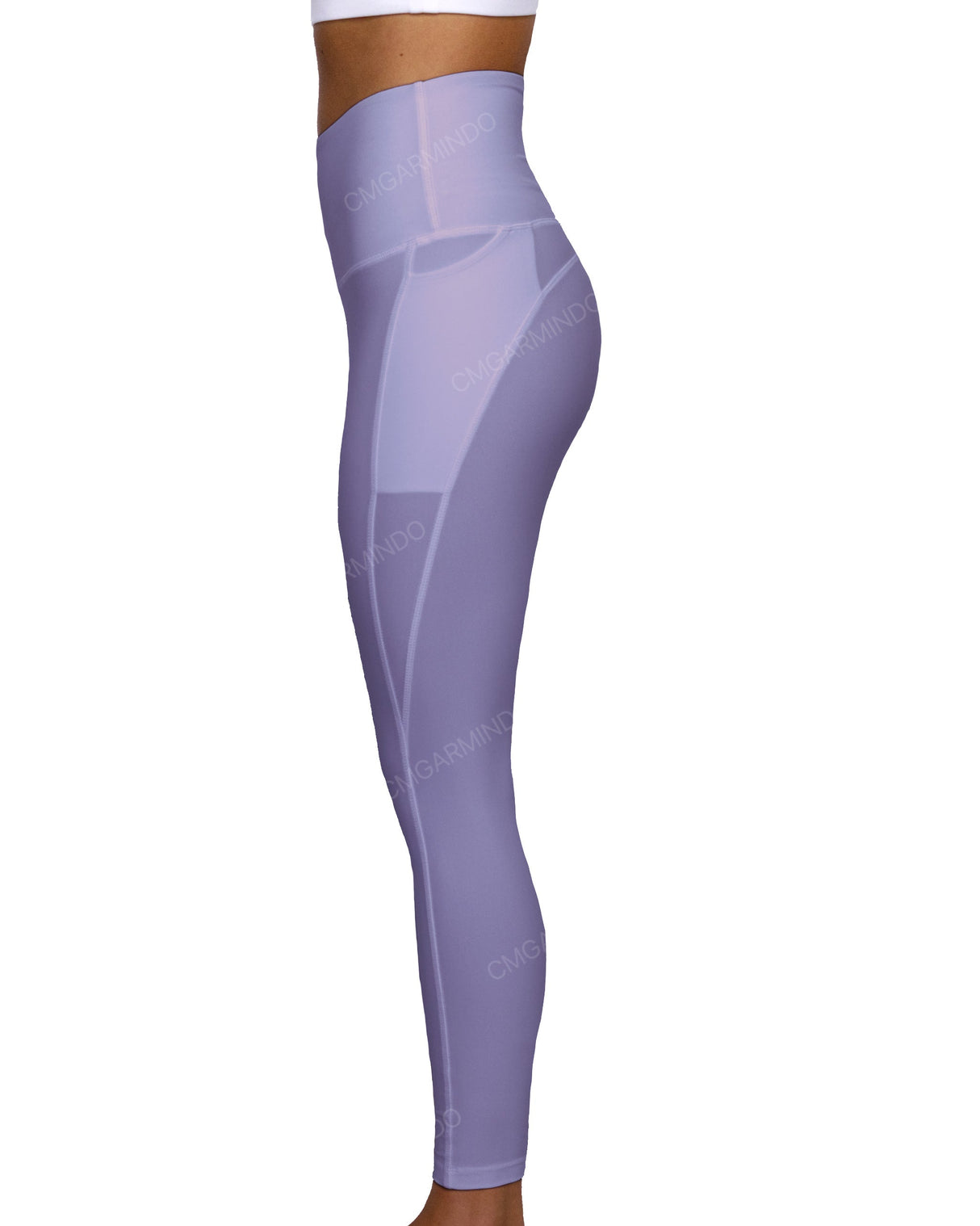High Rise 7/8 Length Multipanel Leggings