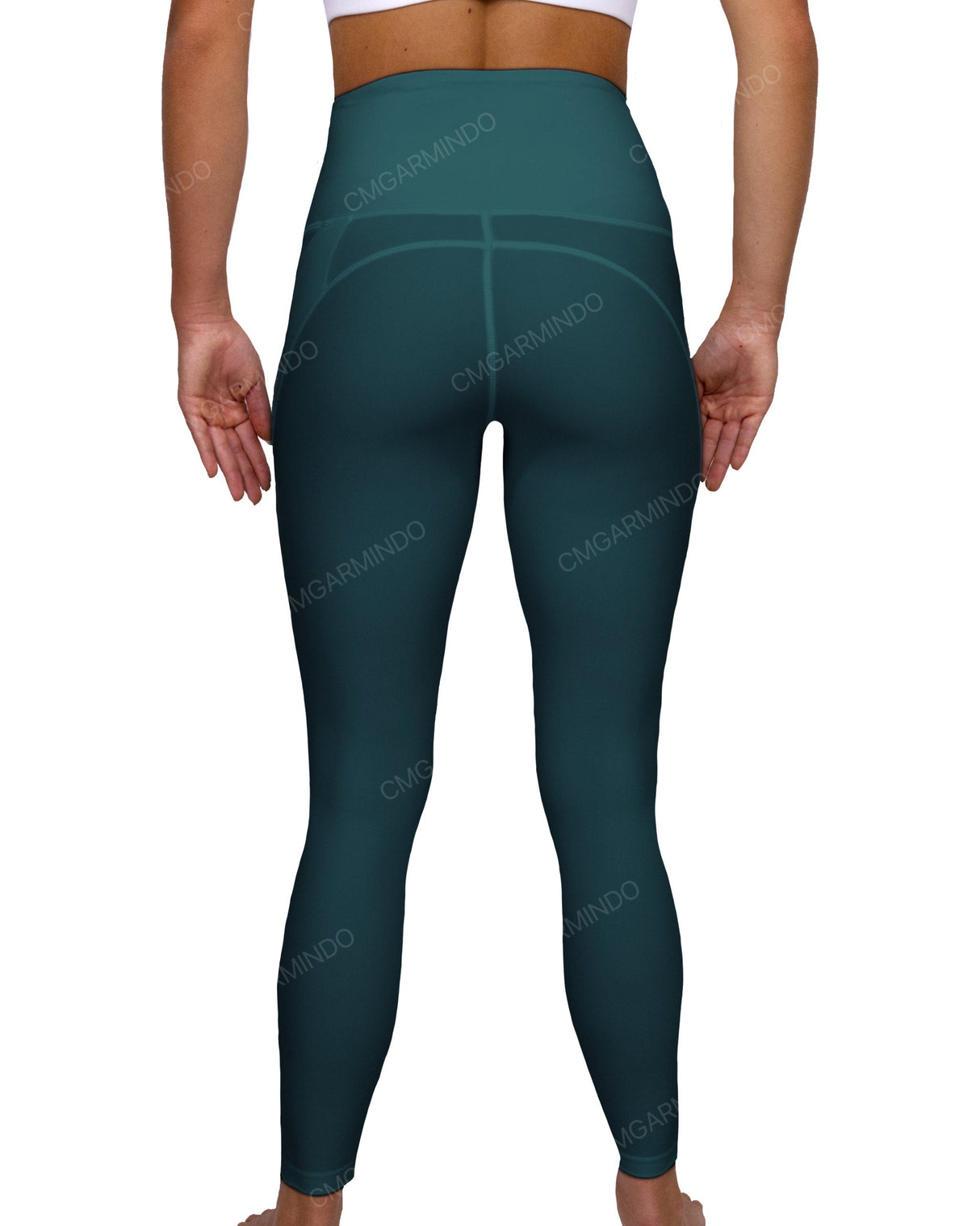 High Rise 7/8 Length Multipanel Leggings
