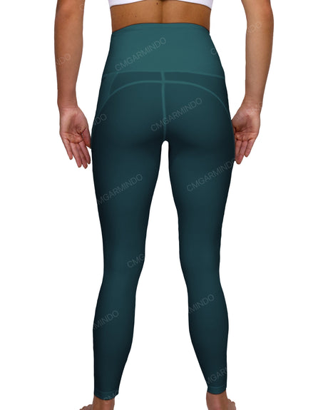 High Rise 7/8 Length Multipanel Leggings