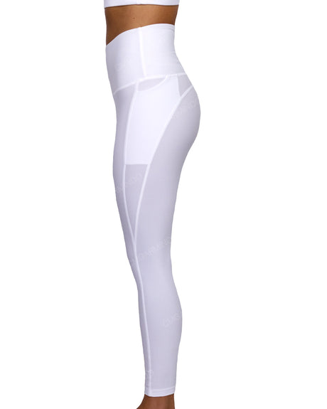 High Rise 7/8 Length Multipanel Leggings