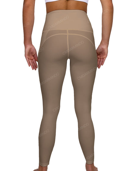 High Rise 7/8 Length Multipanel Leggings