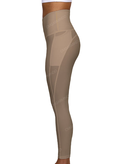 High Rise 7/8 Length Multipanel Leggings