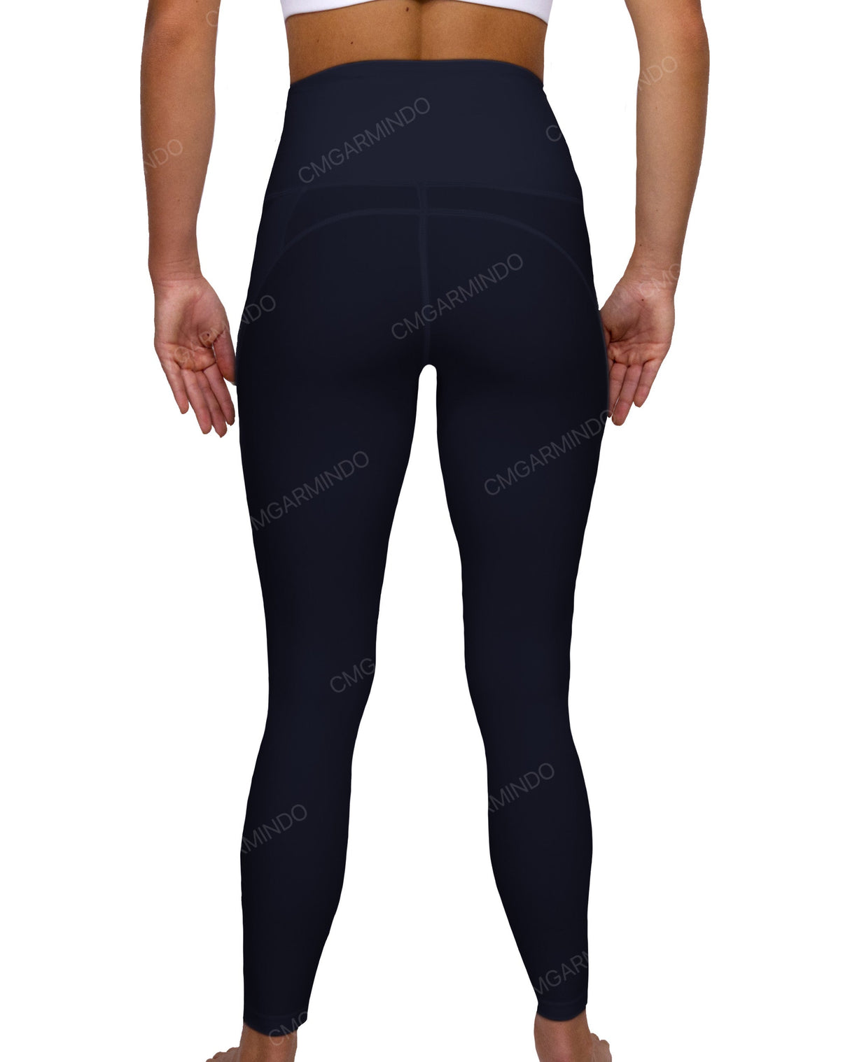 High Rise 7/8 Length Multipanel Leggings