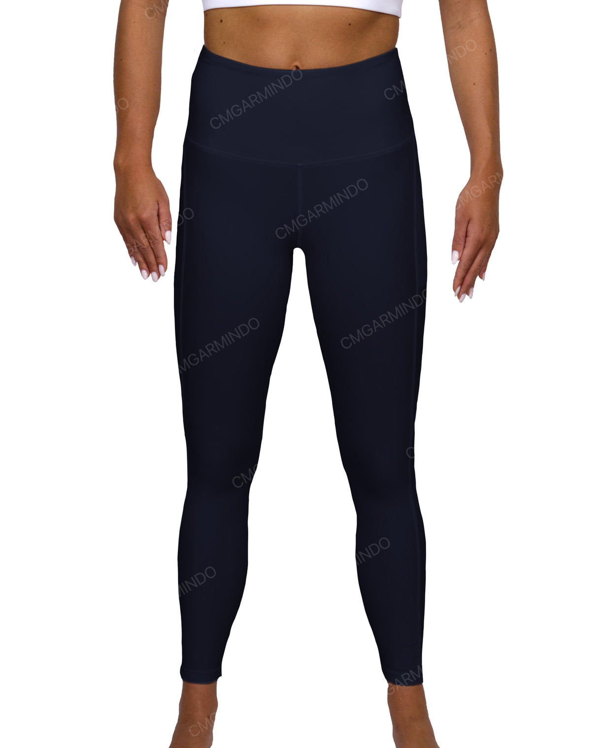 High Rise 7/8 Length Multipanel Leggings