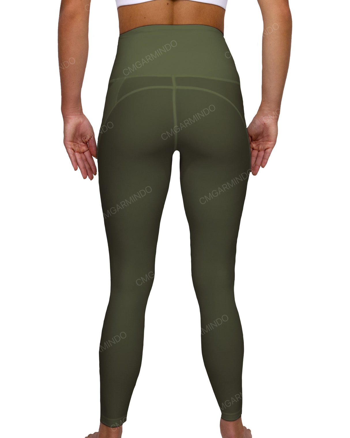 High Rise 7/8 Length Multipanel Leggings