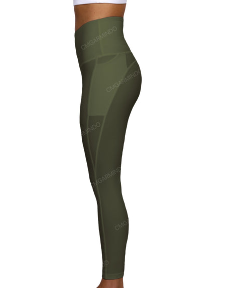 High Rise 7/8 Length Multipanel Leggings
