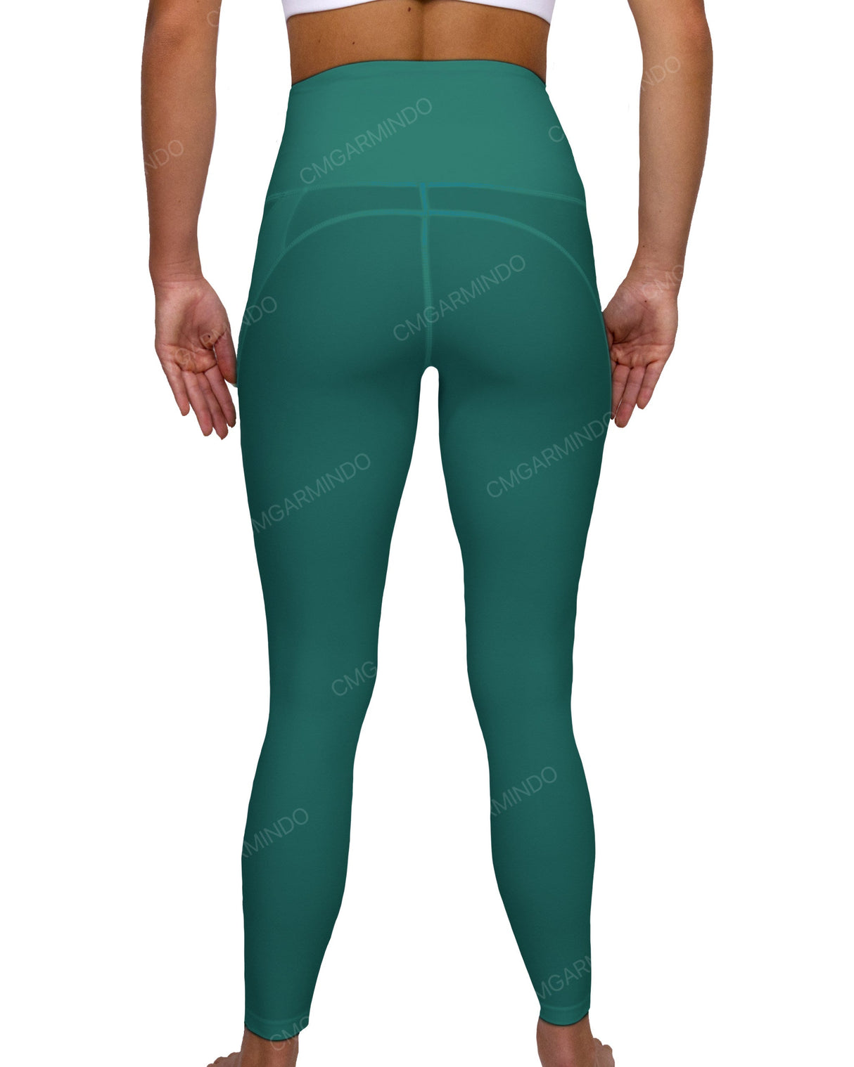 High Rise 7/8 Length Multipanel Leggings