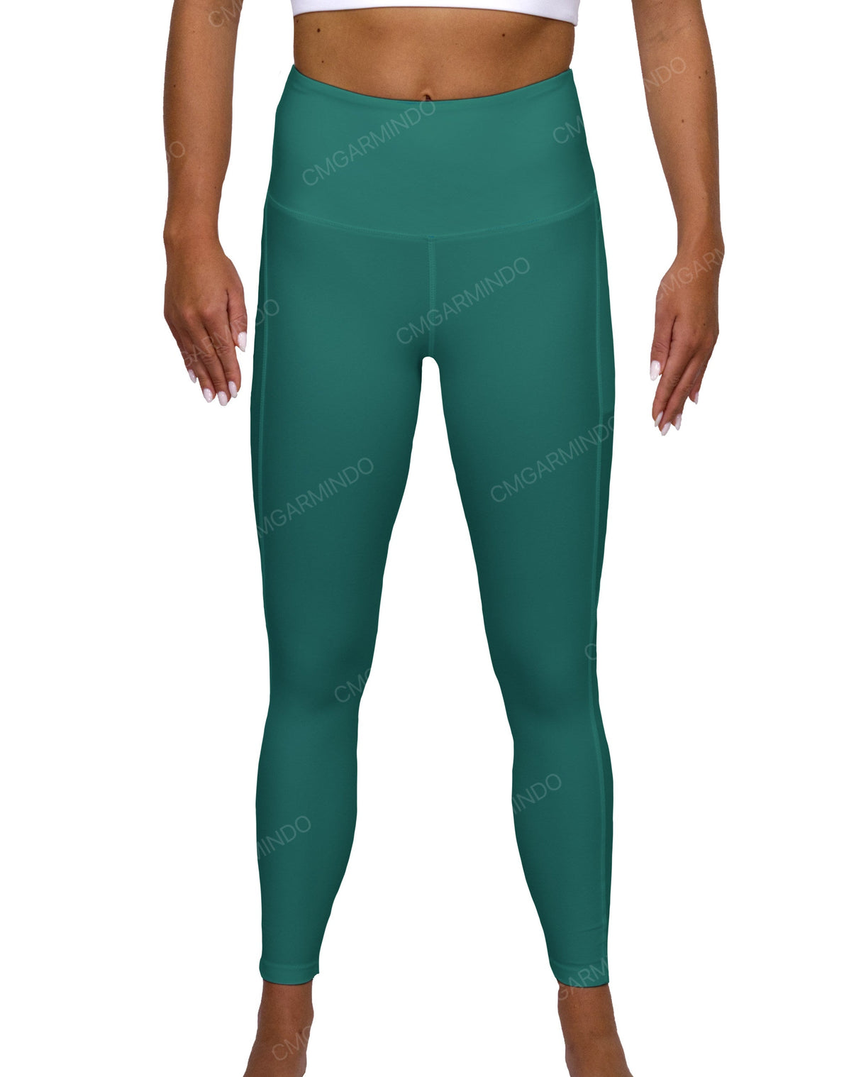 High Rise 7/8 Length Multipanel Leggings
