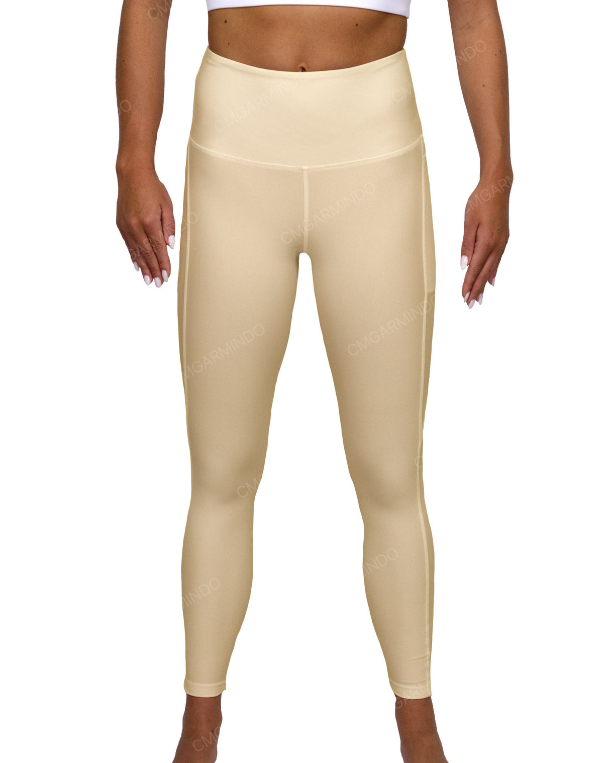 High Rise 7/8 Length Multipanel Leggings