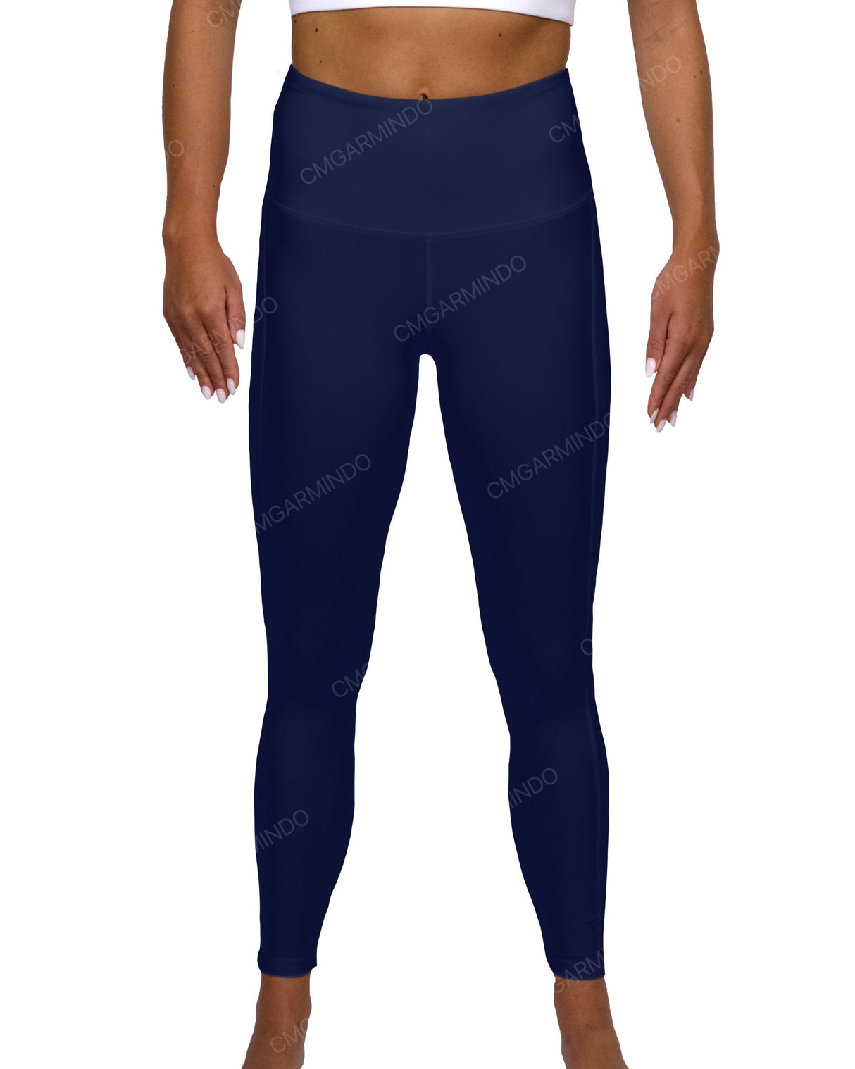 High Rise 7/8 Length Multipanel Leggings