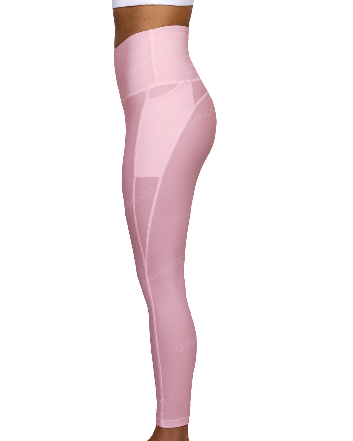 High Rise 7/8 Length Multipanel Leggings