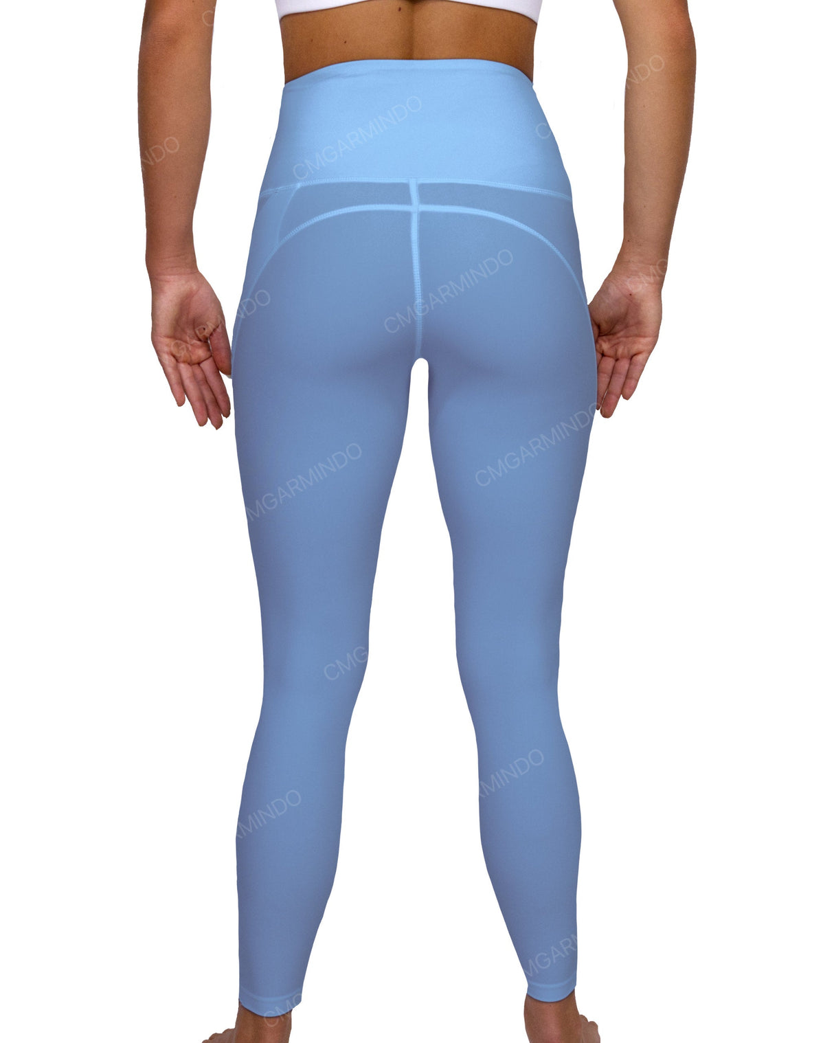 High Rise 7/8 Length Multipanel Leggings