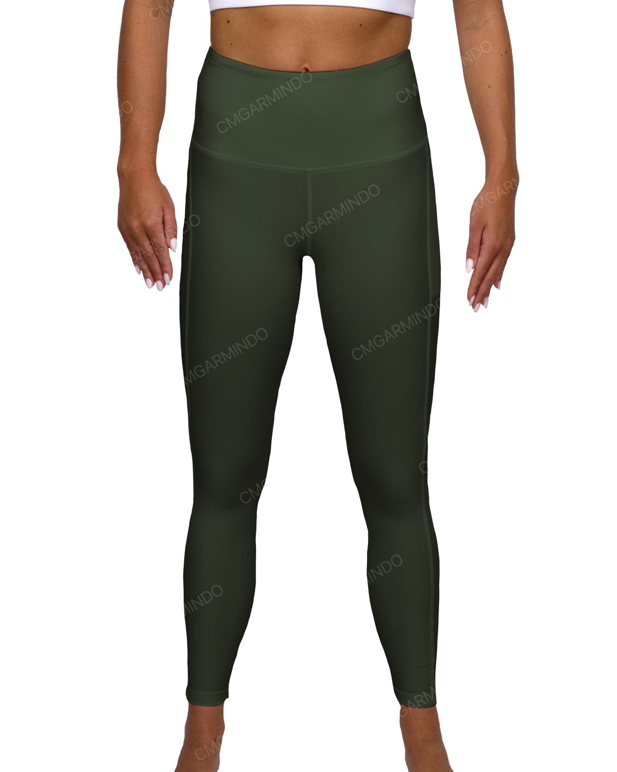 High Rise 7/8 Length Multipanel Leggings