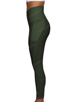 High Rise 7/8 Length Multipanel Leggings