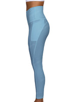 High Rise 7/8 Length Multipanel Leggings