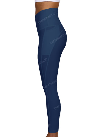 High Rise 7/8 Length Multipanel Leggings