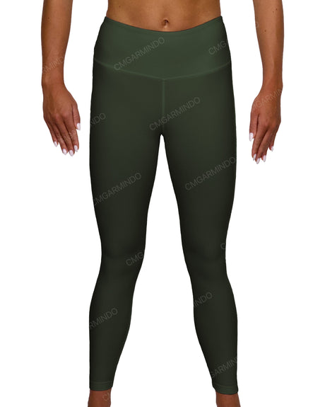 Mid Rise 7/8 Length Back Mesh Leggings