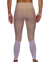 Mid Rise 7/8 Length Back Mesh Leggings
