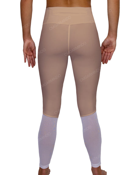 Mid Rise 7/8 Length Back Mesh Leggings